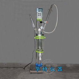S212 5L雙層玻璃反應釜 華特儀器廠家直銷，實驗室設備優(yōu)選